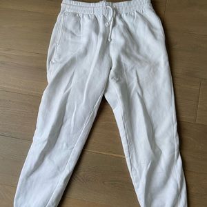 TNA sweatpants - size L - white